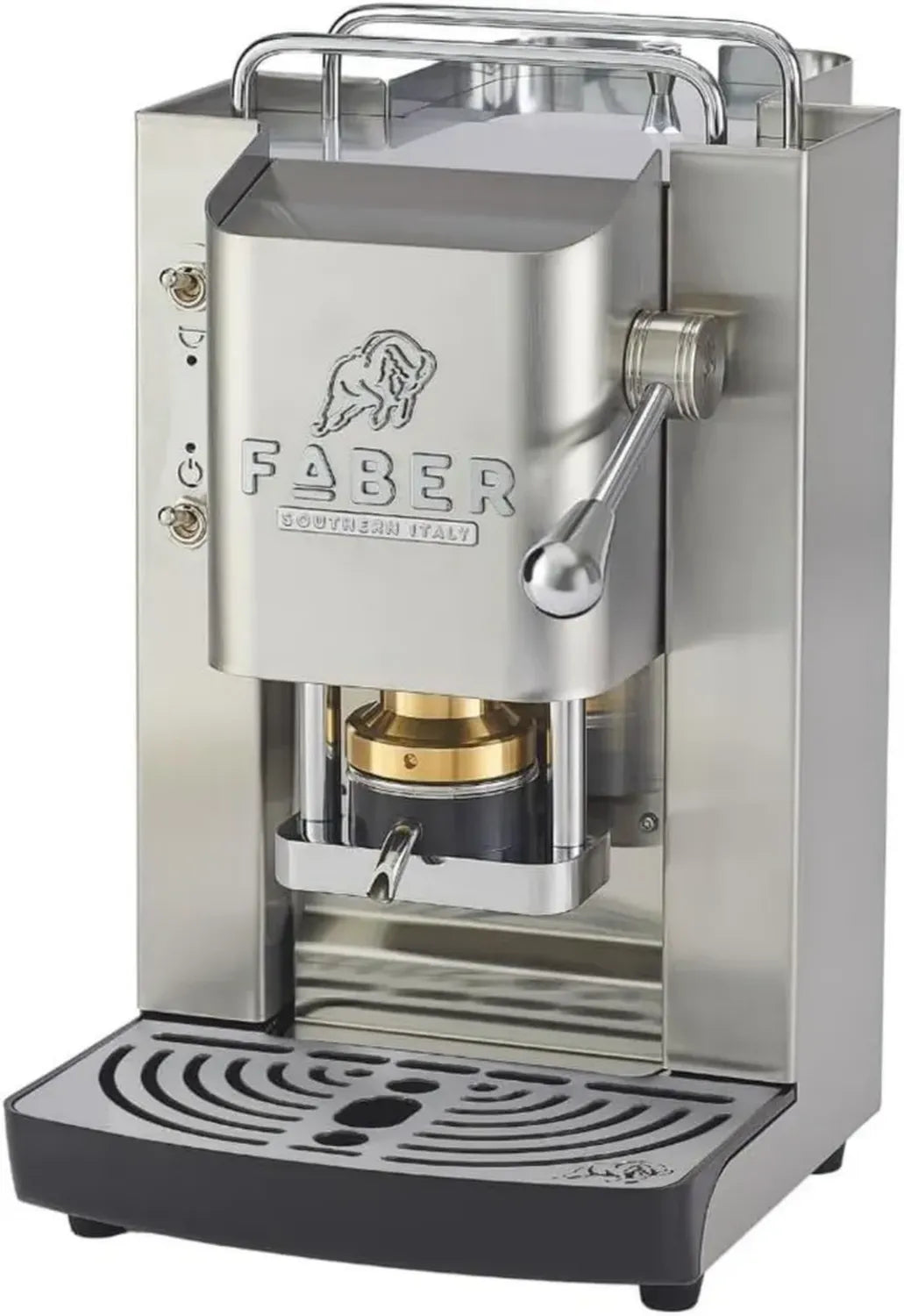 Macchina da Caffè FABER Deluxe 3.0 con Elettrovalvola e Portacialda Rimovibile
