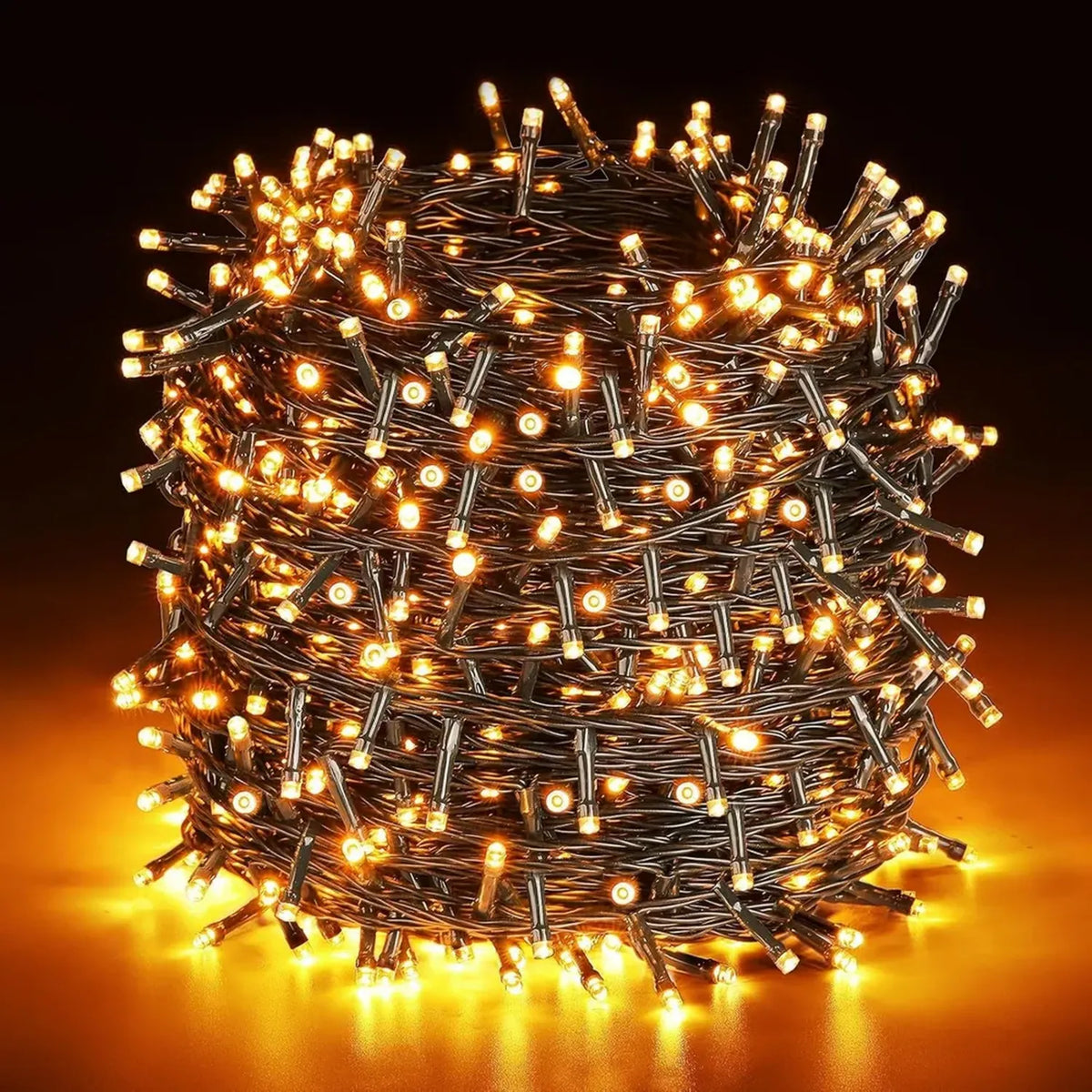 Luci Natalizie 1000 LED, Catena Luminosa Impermeabile 100m con 8 Modalità