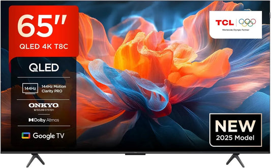 Smart TV QLED 65'' 4K HDR Ultra HD TCL con Google TV e Audio Onkyo
