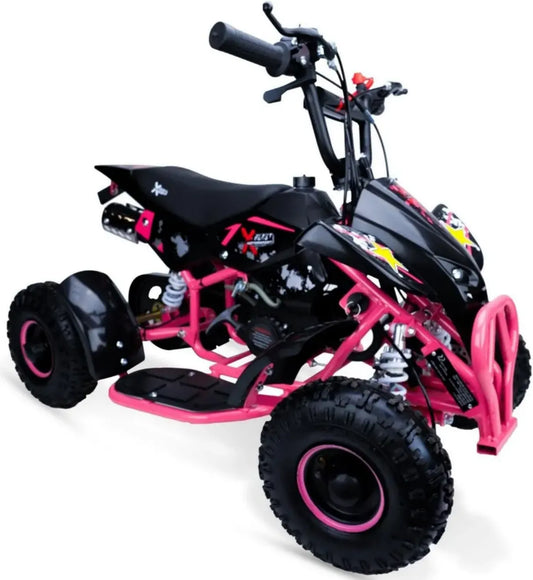 Quad ATV per Bambini 50cc, 2 Tempi, Fuoristrada, Rosa