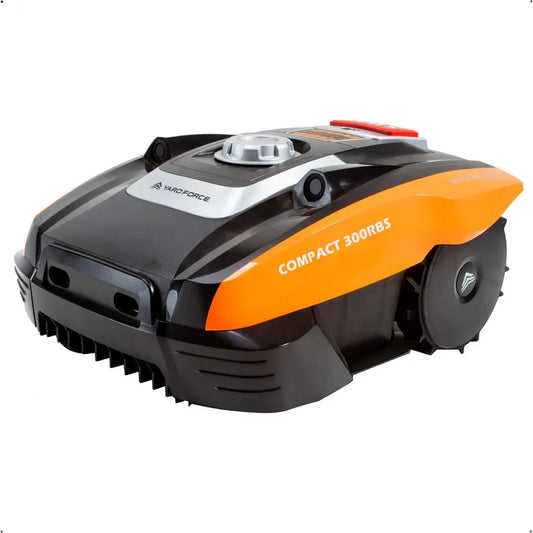 Robot Rasaerba Yard Force Compact 300RBS, Controllo App e Bluetooth, Sensore Ultrasuoni, 300 mq