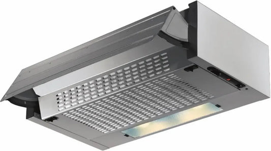 Cappa Aspirante Incasso 60cm Tecnowind, 320 m³/h, Classe C, LED, Filtro Metallico