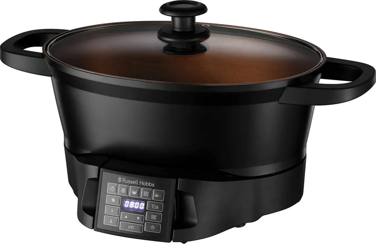 Multicooker 6.5L Russell Hobbs con 8 Funzioni: Lenta Cottura, Vapore, Riso, Sottovuoto e Arrosto
