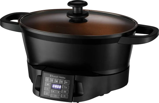 Multicooker 6.5L Russell Hobbs con 8 Funzioni: Lenta Cottura, Vapore, Riso, Sottovuoto e Arrosto