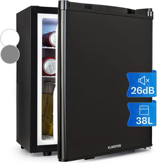 Mini Frigo Silenzioso da 38L con Ripiani Rimovibili e Luce Interna
