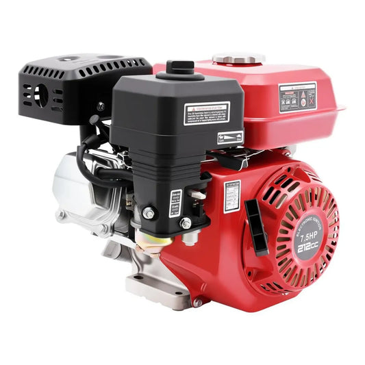 Motore a Benzina 7,5HP 4 Tempi Cilindro Singolo, Silenzioso, 4000W, 3600RPM, per Motozappe e Edilizia