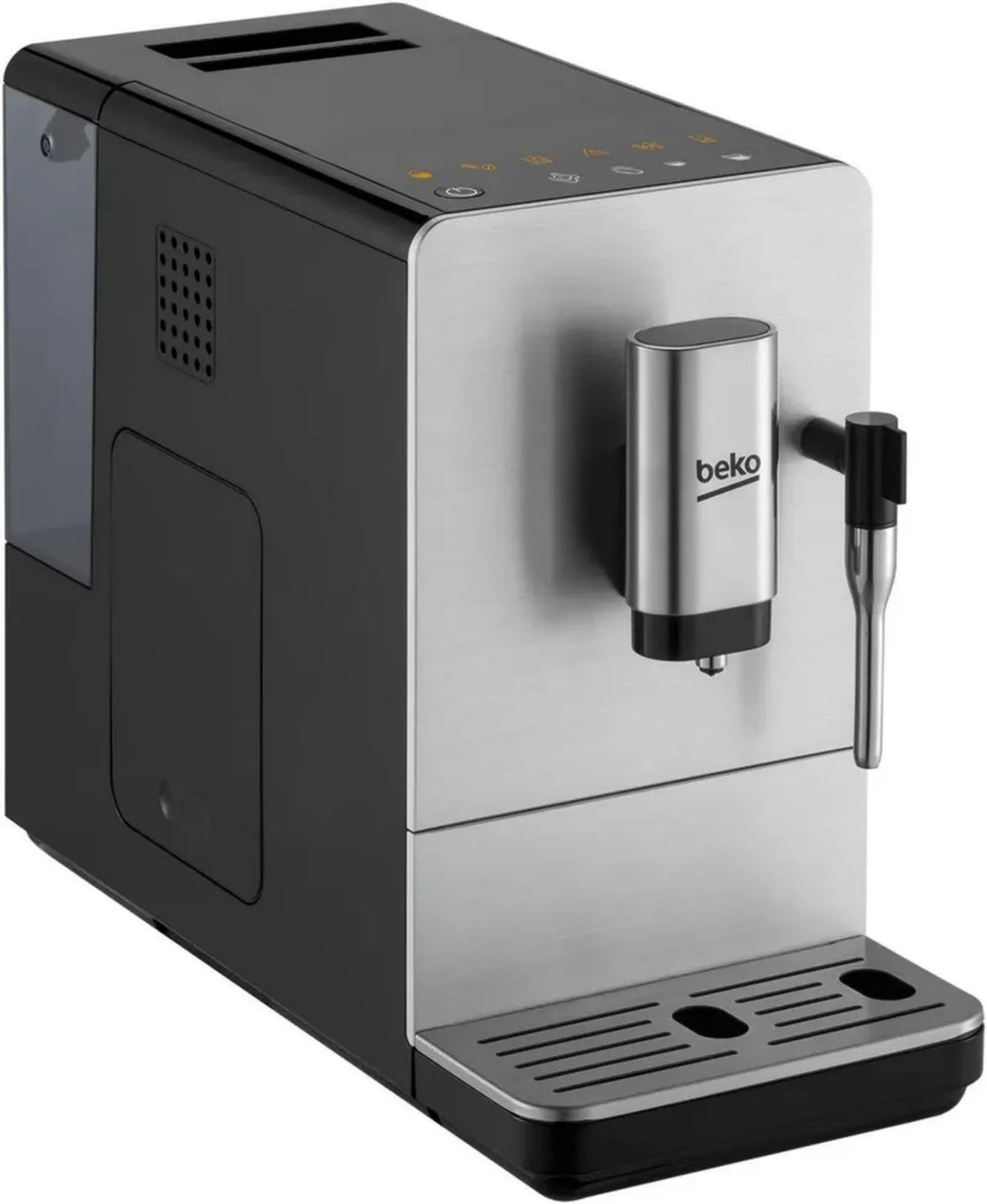 Macchina da Caffè Automatica Beko CEG5311X con Cappuccinatore, 1500 mL, 19 Bar, Acciaio Inox