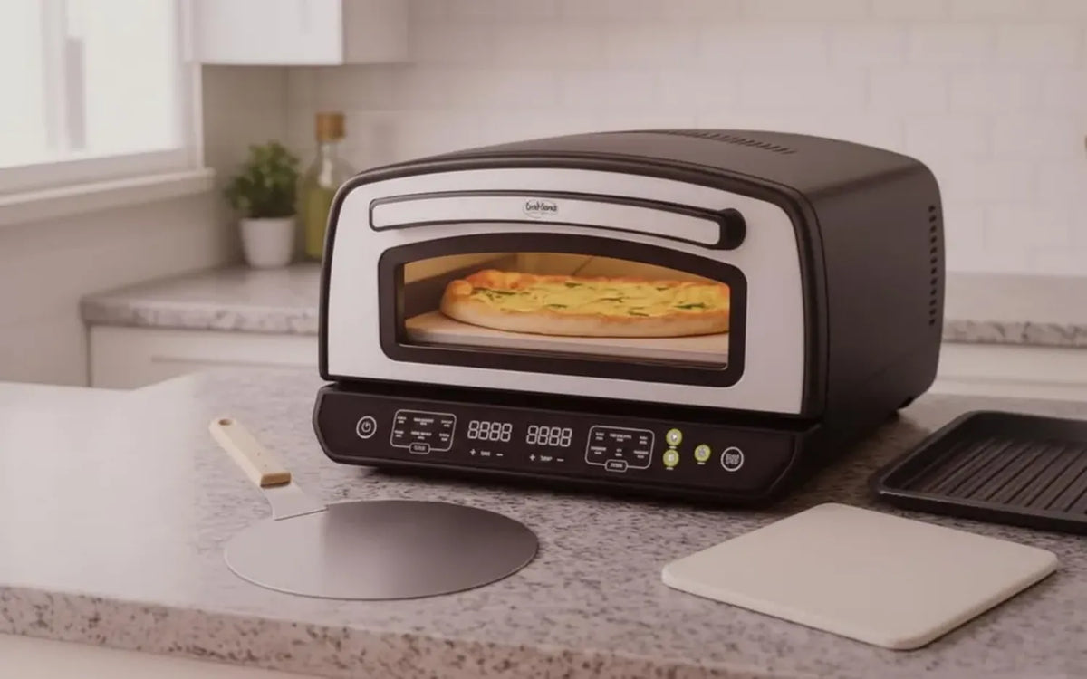 Forno Elettrico per Pizza 450°C con Accessori e Funzioni Avanzate