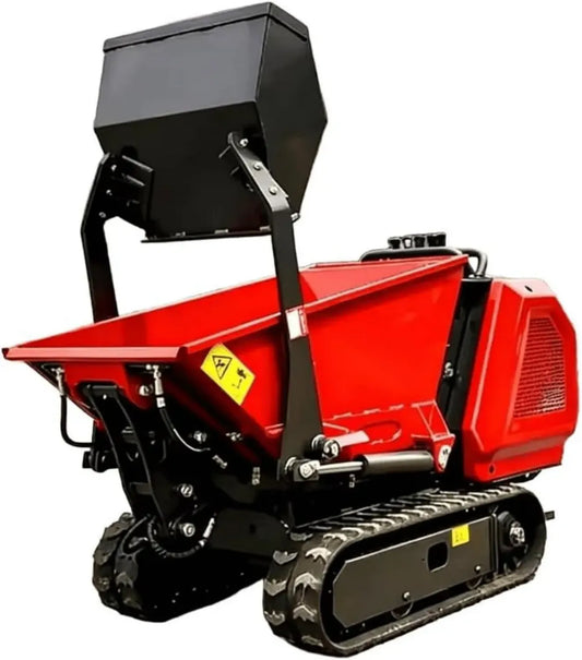 Dumper cingolato 650kg per cantiere con capacità 12 tonnellate