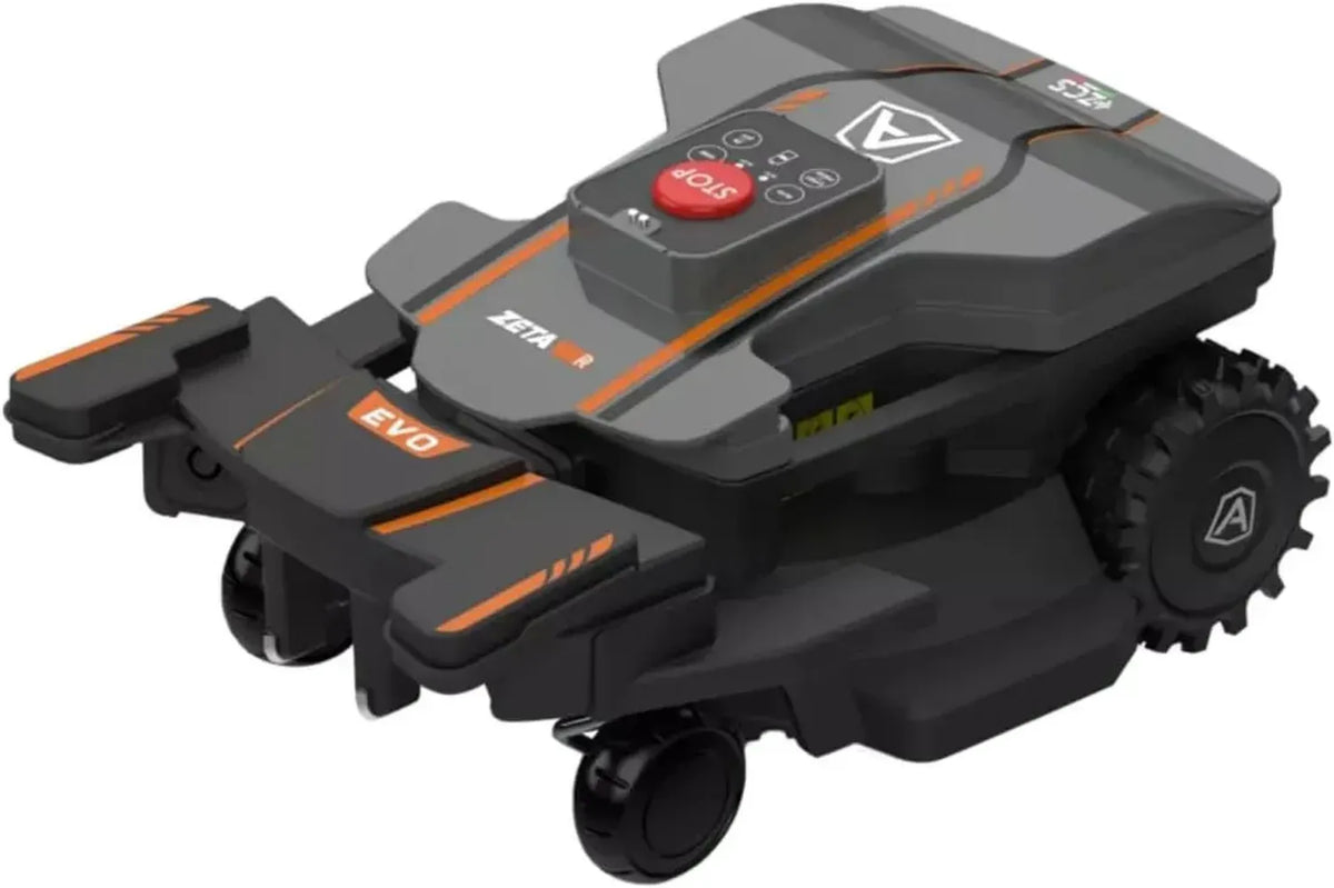 Ambrogio Robot Rasaerba EVO Intelligente, Senza Filo, Batteria Li-Ion, Superficie Fino a 1000m², Grigio