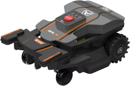 Ambrogio Robot Rasaerba EVO Intelligente, Senza Filo, Batteria Li-Ion, Superficie Fino a 1000m², Grigio