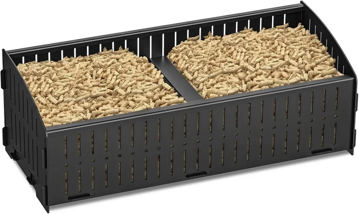 Cestello per Pelletti Compatibile con Stufe e Caminetti, 48x20x17 cm, 5 kg