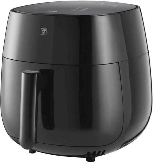 Friggitrice ad Aria ZWILLING, 4L, 6 Programmi, 1400W, Nero, Senza Grassi, Ricettario Incluso