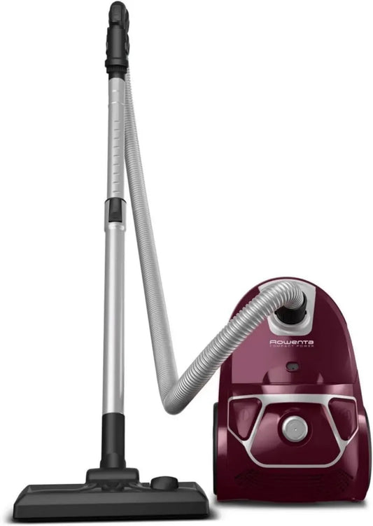 Rowenta RO3969EA Aspirapolvere Compatto 750W con Sacco e Kit Casa & Auto, Capacità 3L