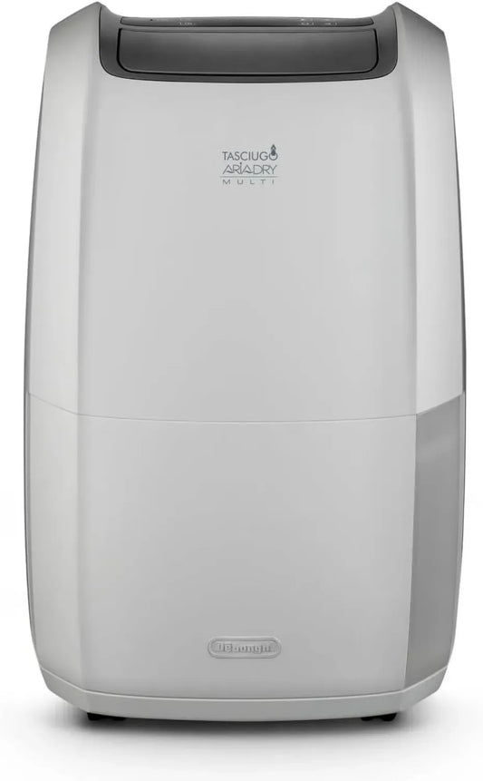De'Longhi Deumidificatore Portatile 25L, Silenzioso con Funzione Asciugabiancheria e Timer