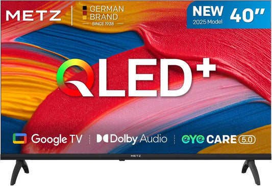METZ Smart TV 40' FHD QLED con Google TV, HDR10, Dolby Audio