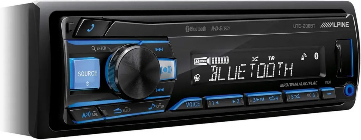 Autoradio Alpine UTE-200BT con Bluetooth