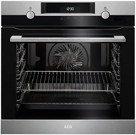 Forno Elettrico AEG 72L Nero in Acciaio Inossidabile Classe A+