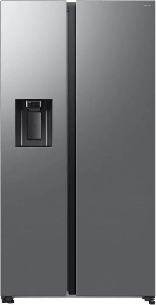 Frigorifero Samsung Side by Side AI 635L con Dispenser Acqua e Ghiaccio, Wifi, SpaceMax, Inox