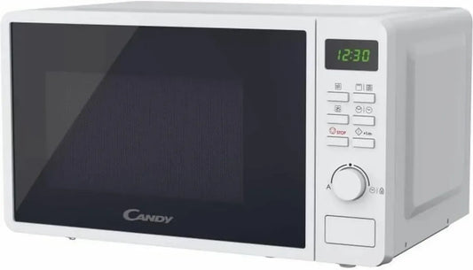 Microonde CANDY 20L con Grill, 700W e 5 Livelli di Potenza, Bianco