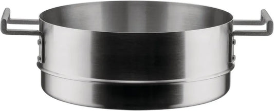 Alessi Convivio DC307 - Vaporiera in Acciaio Inossidabile con Manici PVD Satinati, Design Moderno