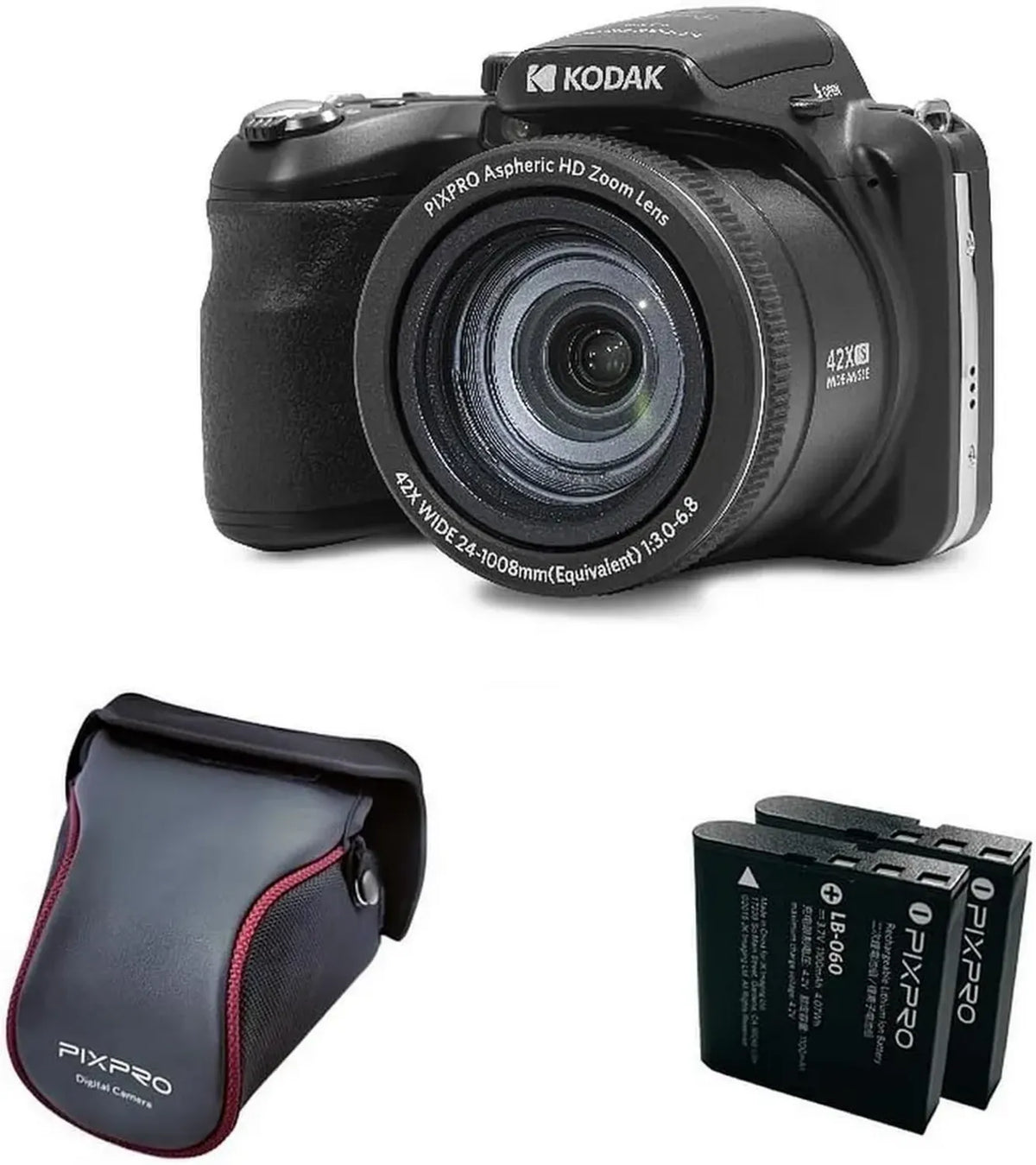 Fotocamera Bridge KODAK Pixpro AZ425 con Zoom Ottico 42X, 20MP e Video Full HD