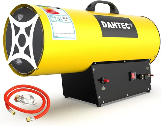 Potente Riscaldatore a Gas 30-50 kW con Accensione Piezoelettrica e Potenza Regolabile
