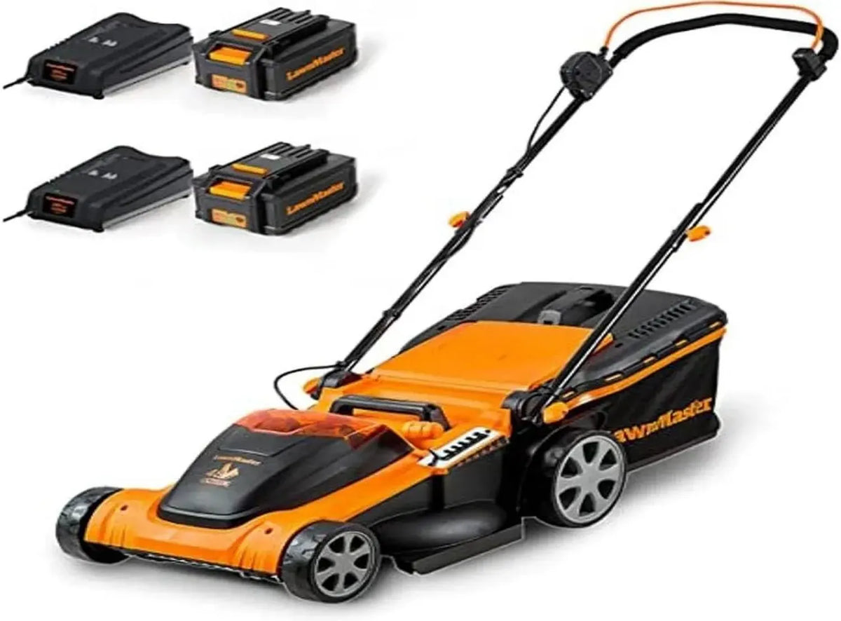 Tosaerba Senza Fili 48V con Batteria 4.0Ah, Taglio da 41cm per Giardini Fino a 450m²