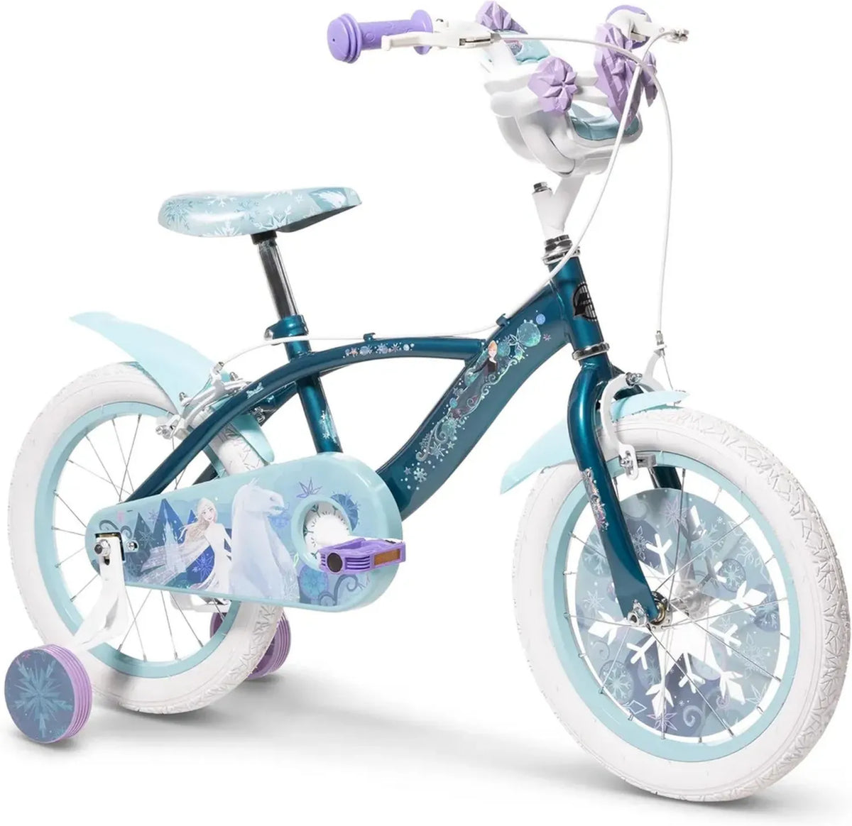 Bicicletta per Bambini Huffy Frozen Disney 16', Età 5-7 Anni