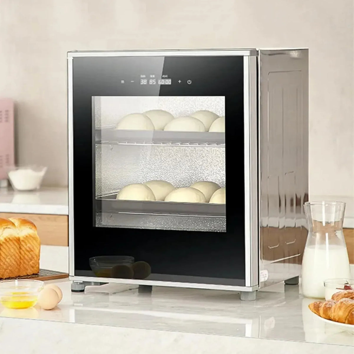 Fermentatore Elettrico 40L per Impasto e Yogurt, Controllo Umidità e Temperatura