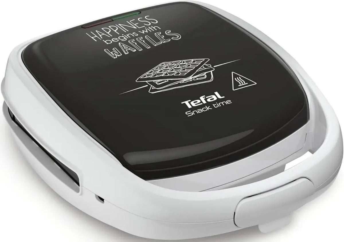TEFAL Macchina per Sandwich e Waffle, Piastre Intercambiabili, Indicatore Luminoso, Chiusura Sicura, Conservazione Verticale SW3411