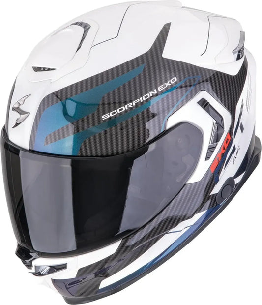 Casco Integrale SCORPION EXO-GT SP AIR FLEX Bianco Camaleonte Taglia L