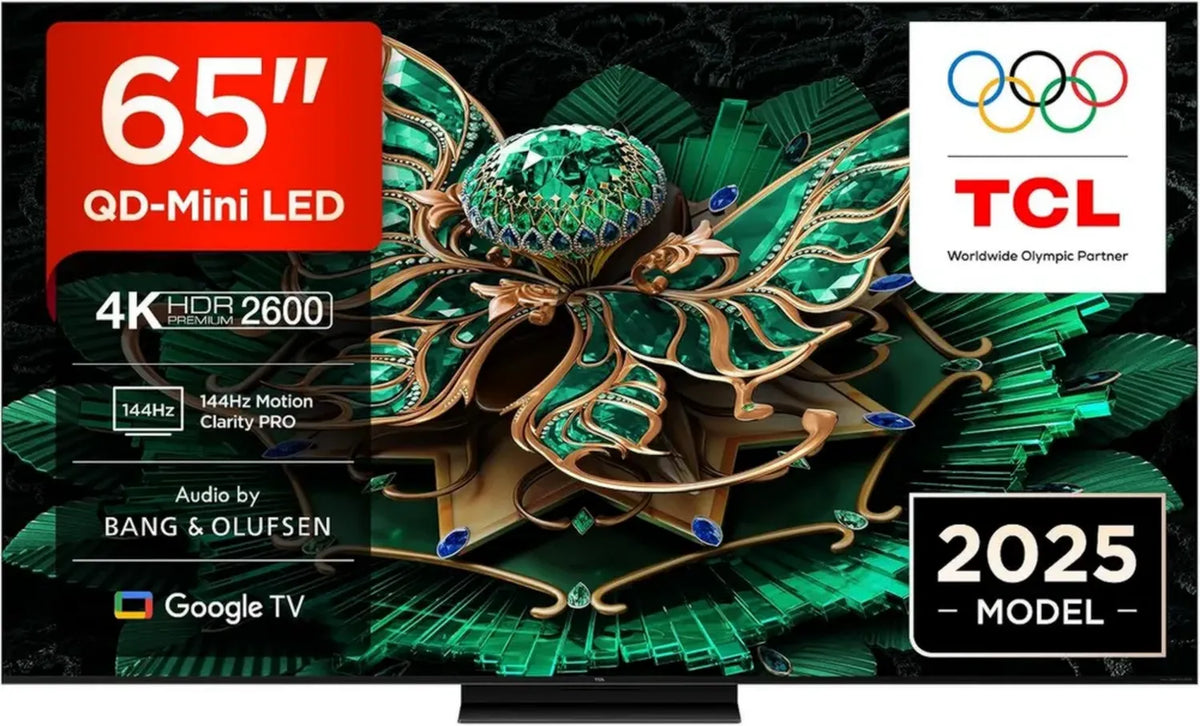 TCL 65C7K TV 65'' 4K QD-Mini LED con HDR, Google Smart TV e Gaming Avanzato