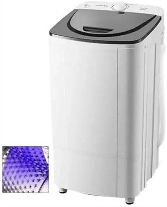 Asciugatrice Portatile 10 kg con Efficienza Energetica, Luce Blu 360°, 2800 RPM