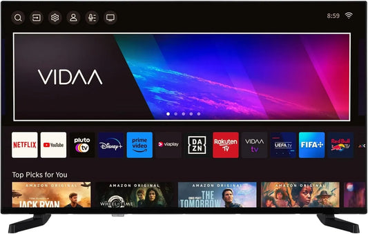 Smart TV UHD LED 43' Telefunken con HDR e Dolby Vision