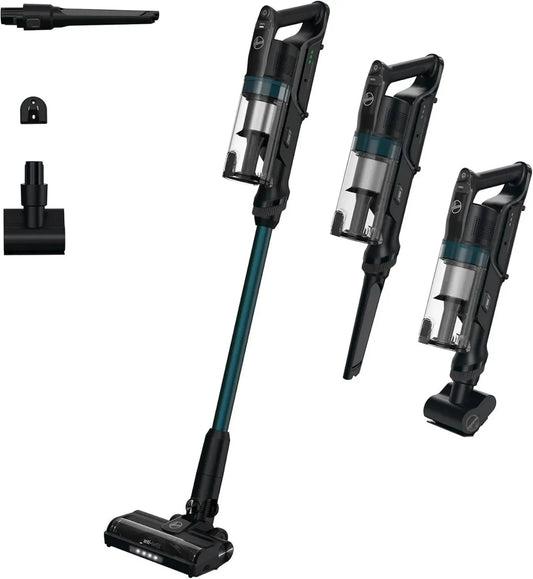 Hoover Aspirapolvere HF1P10P 011, Nero/Blu Verde, Serbatoio 0,7 Litri