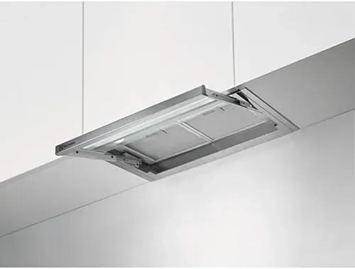 Cappa da Cucina a Scomparsa 60 cm, Modello Inox Filtrante Sottopensile