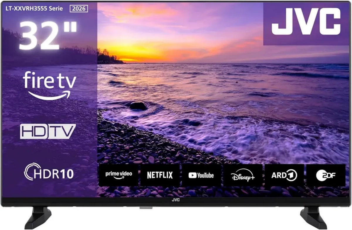 TV Smart JVC LED 32'' HDR con Alexa e Triplo Sintonizzatore