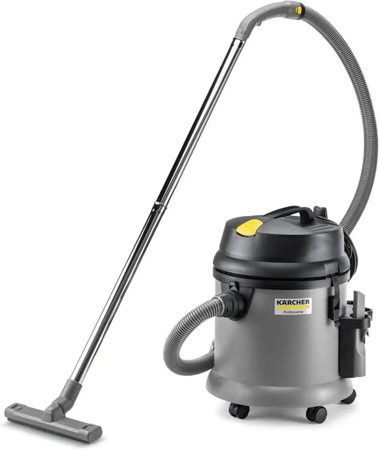 Aspirapolvere Solidi-Liquidi Kärcher NT 27/1, 1380 W, Filtro a Cartuccia, Serbatoio 27L, Tubo 2,5m, Bocchetta per Pavimenti