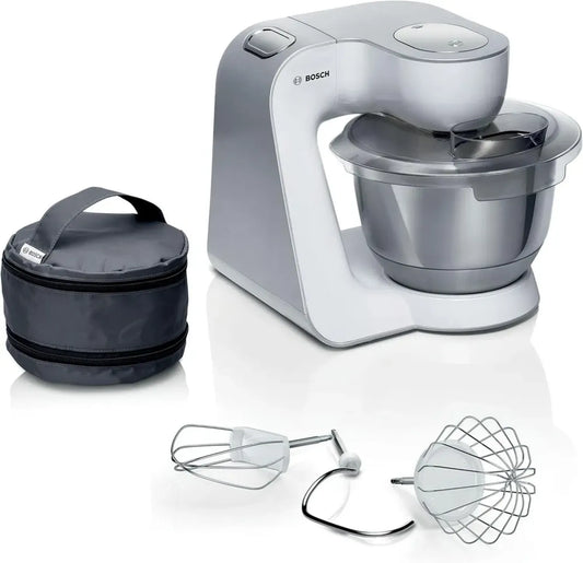 Impastatrice Bosch Serie 4 MUM58200, 1000 W, Ciotola da 3,9 L, 7 Velocità, Lavabile in Lavastoviglie