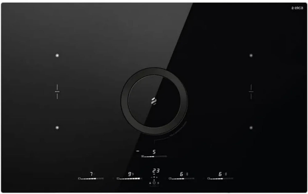 Elica Piano Cottura ad Induzione con Cappa Integrata NIKOLATESLA