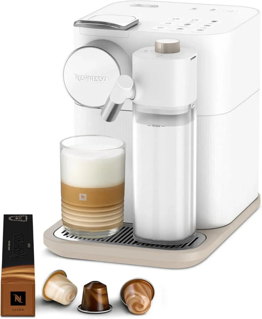 De'Longhi Nespresso Gran Lattissima EN640.W, Macchina Automatica per Cappuccino, 19 Bar, 1400W, Bianco