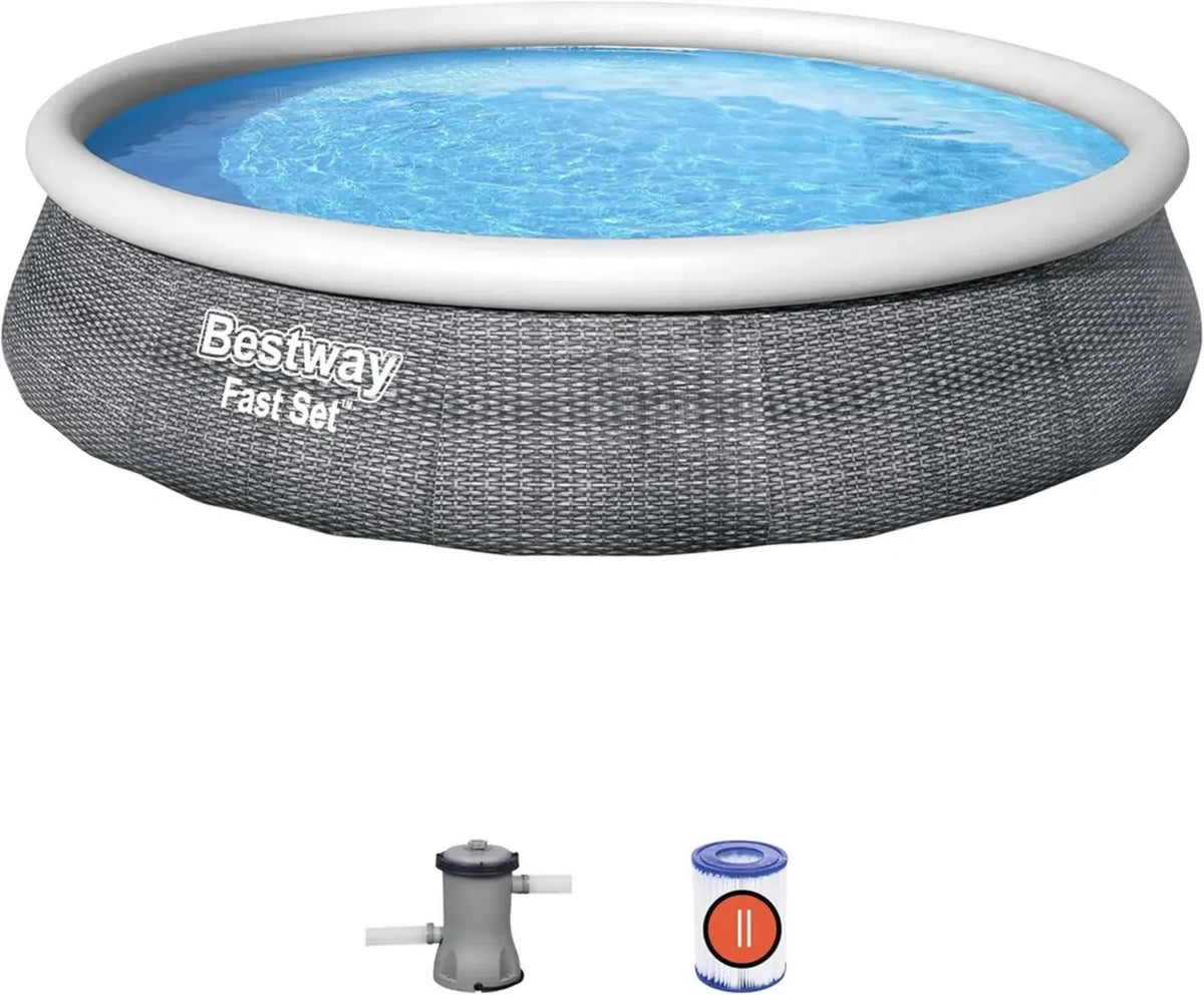 Piscina Gonfiabile Rotonda Bestway 396x84 cm