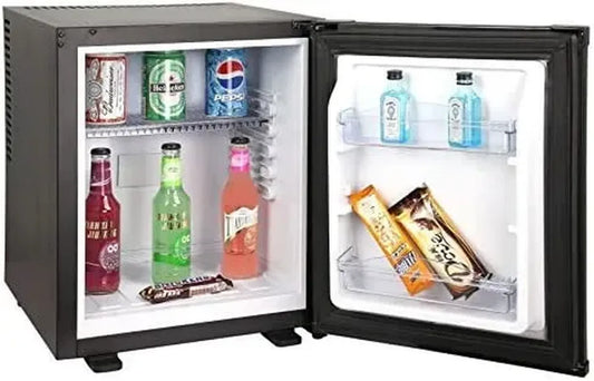 Frigo Bar Silenzioso 30L per Hotel e Ufficio, Classe F, 0 dB