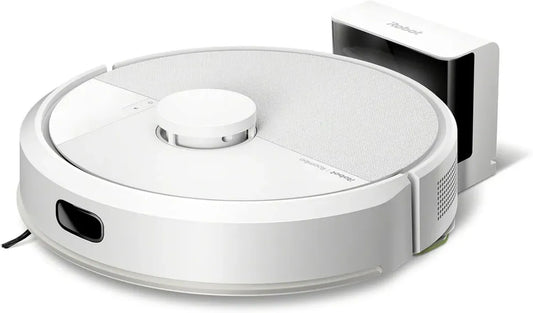 iRobot Roomba 105 Combo Robot Aspirapolvere e Lavapavimenti, Navigazione LiDAR Avanzata, Rileva Tappeti, Pulizia Intelligente con App, Colore Bianco