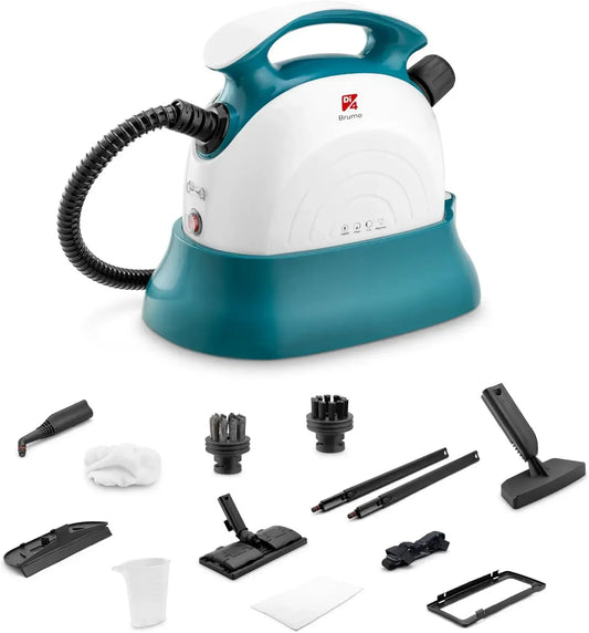 Generatore di Vapore 1500W con Accessori per Pulizia, 4 Bar, Serbatoio 1,1L, Autonomia 22 Minuti