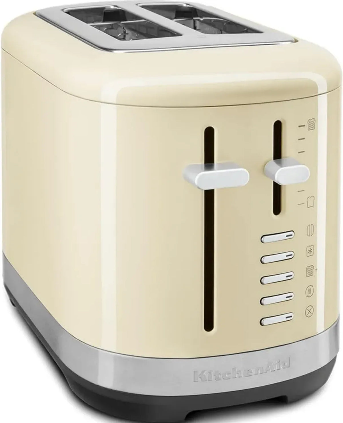Tostapane KitchenAid 2 Fette Larghe - 7 Livelli di Doratura - Design Vintage Crema