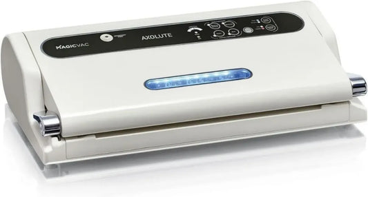 Macchina Sottovuoto Axolute Professionale per Alimenti con Kit Inclusi, Made in Italy, Bianca