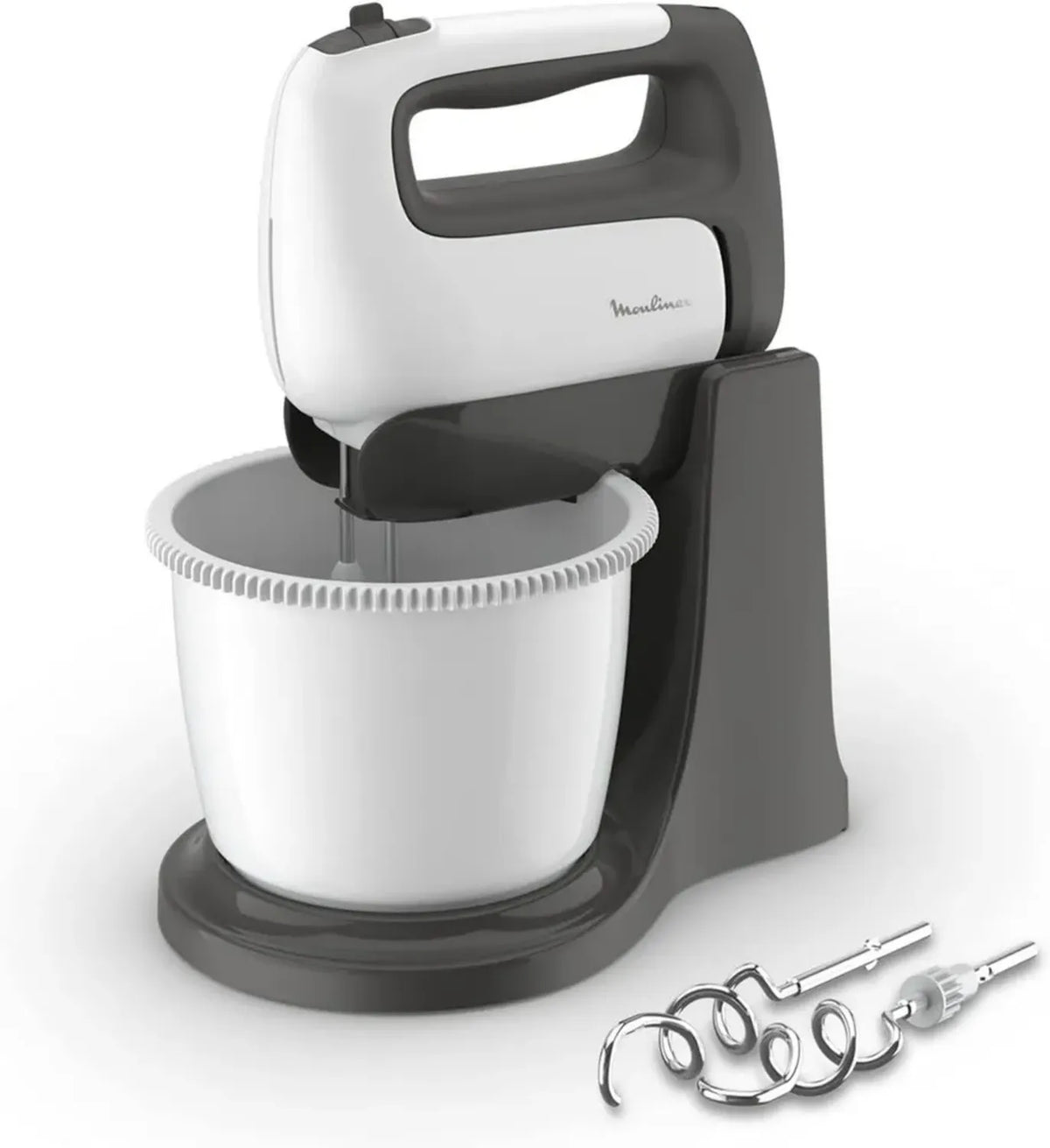 Moulinex Sbattitore Elettrico Prep'Mix+ con Ciotola Rotante, 5 Velocità